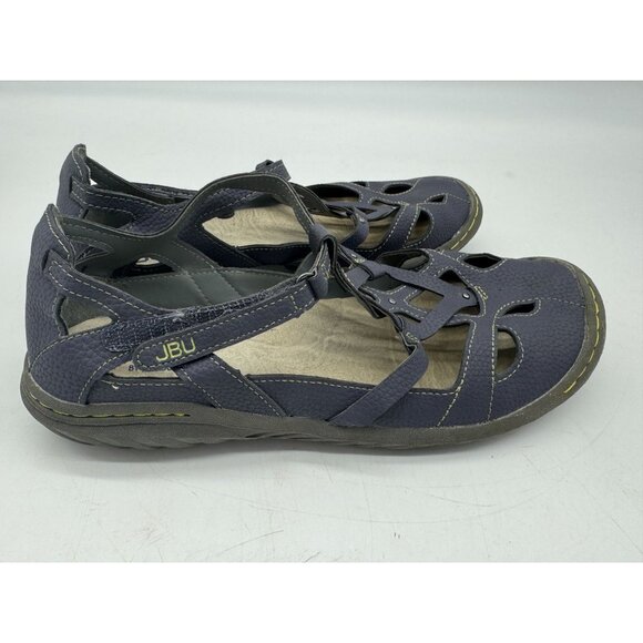 JBU by Jambu Women Sydney Mary Jane Sandals Size 10M Blue Slip On Casual Leather - Picture 9 of 14